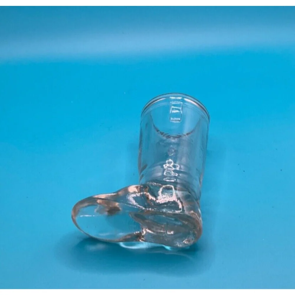 Vintage‎ Cowboy Glass Toothpick Holder/Shot Glass - 3
